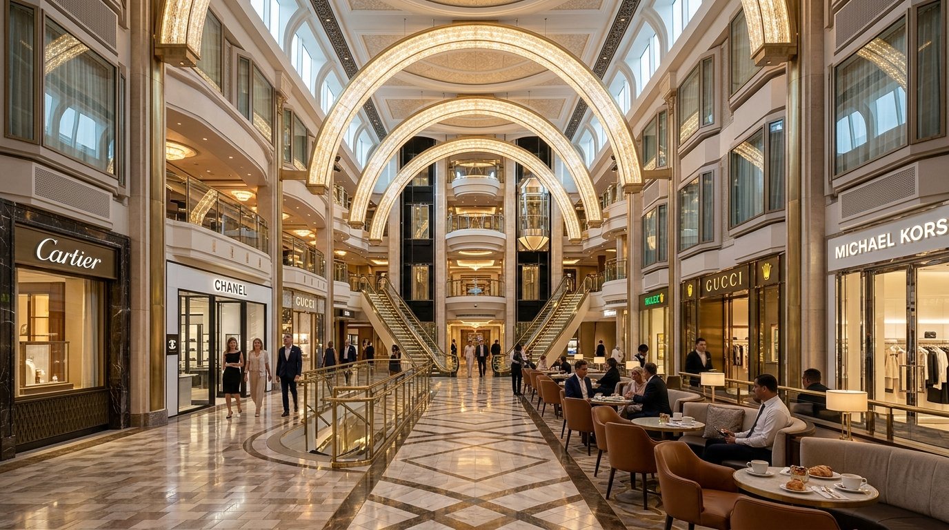 Duty-Free Luxury Shopping Promenade